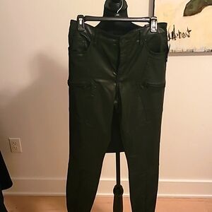 KUT from the klith fab ab skinny coated black jean.